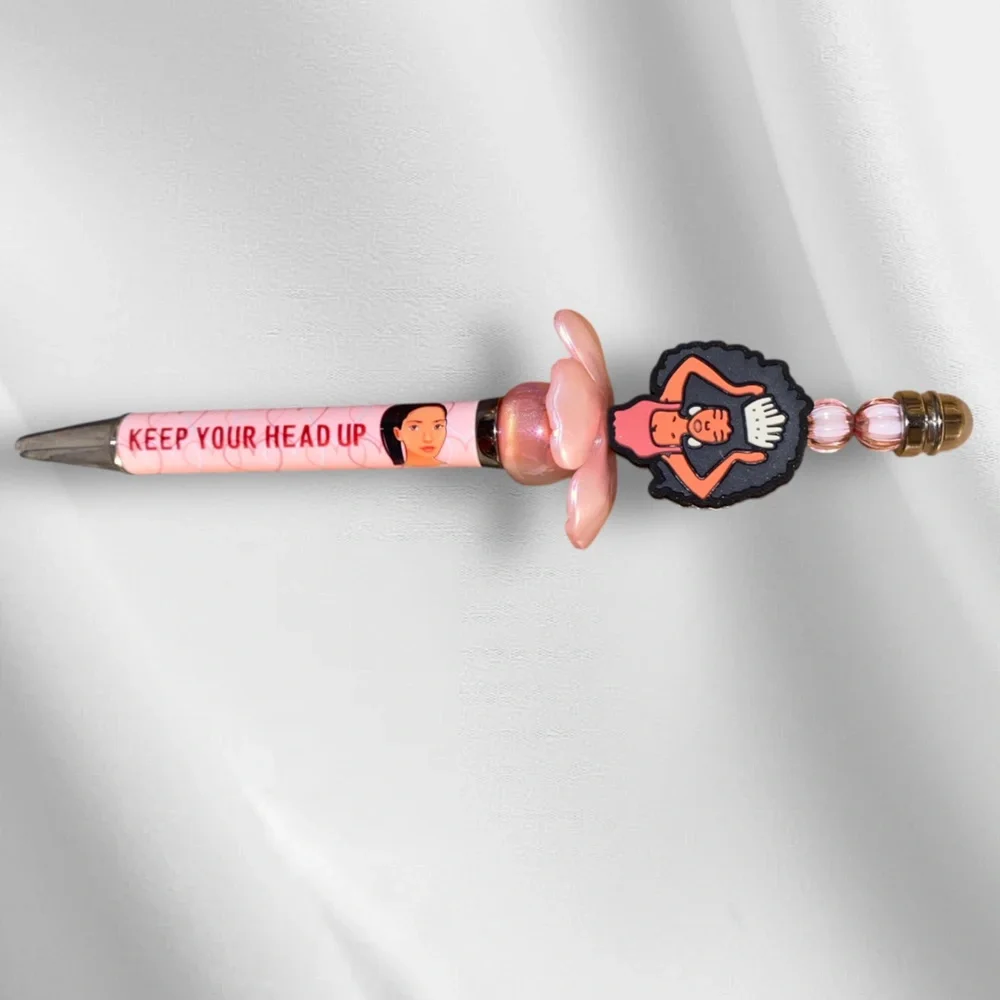 “Keep Your Head Up” Decorative Pen with Inspirational Design